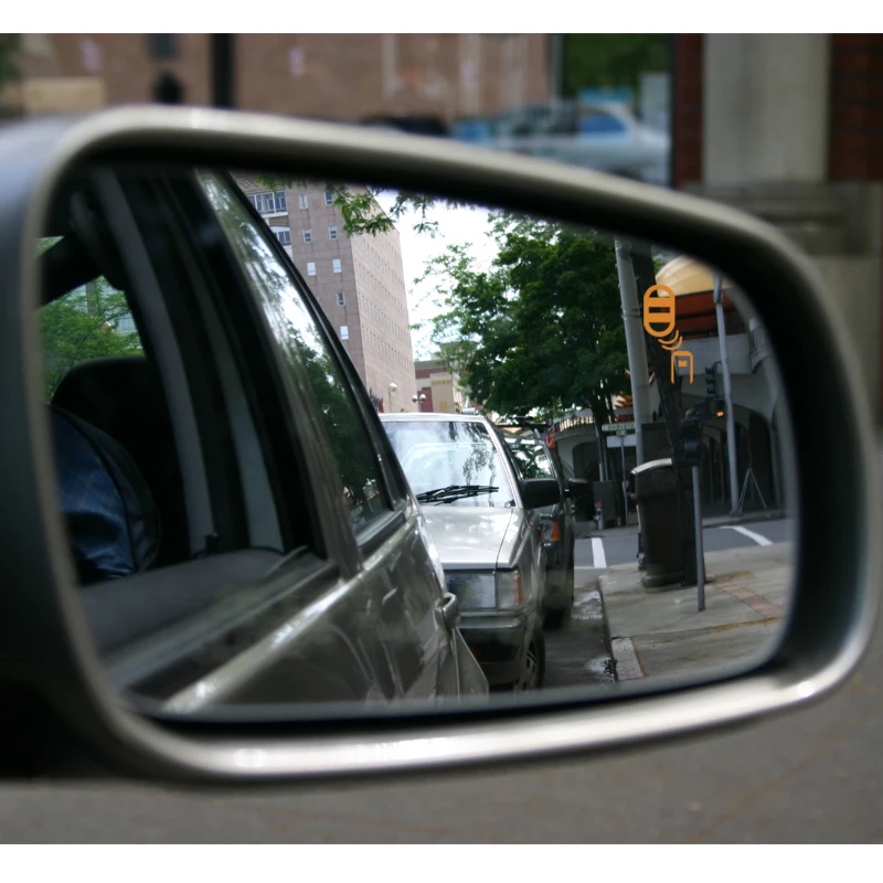 Автомобиль BSD BSM микроволновый датчик слепое пятно зеркало w 2 светодиодный индикатор сигнала тревоги зеркало OE для Toyota слепое пятно обнаружения системы безопасности