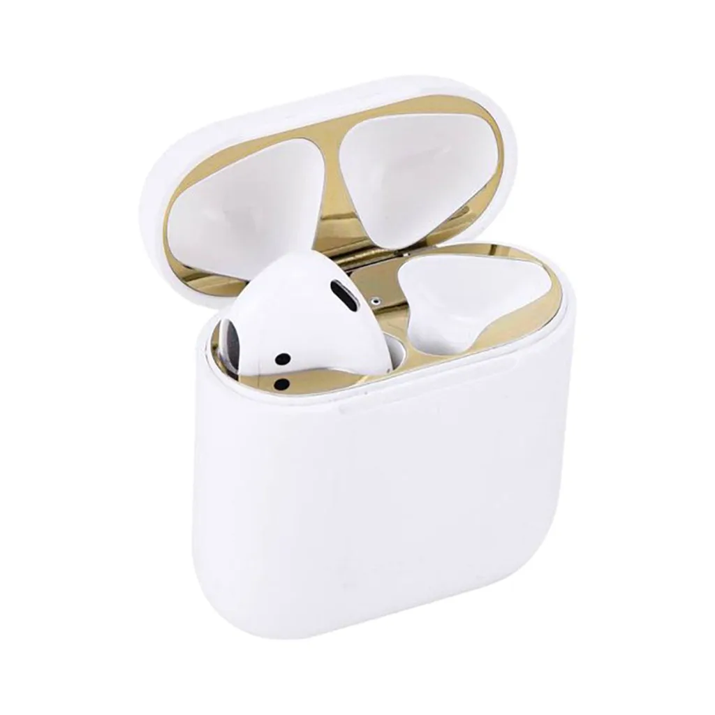 4PCS Metal Dust Guard Protective Shell Skin Sticker for Apple Airpods Earphone Designed For Sports Simple And Fashion R0420 4PCS Metal Dust Guard Protective Shell Skin Sticker for Apple Airpods Earphone Designed For Sports Simple And Fashion R0420