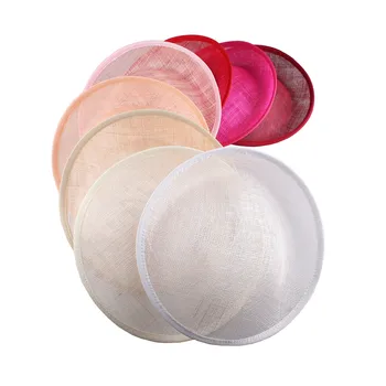 

Free shipping 10"/25cm 12 colors nice sinamay fascinator base sinamay hair accessories DIY hair accessories 12pieces/lot MYQH021