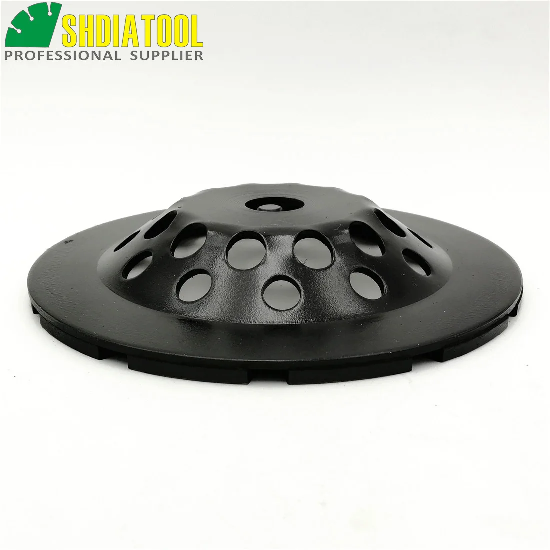 SHDIATOOL 2 шт диаметр " /180 мм Алмазная двухрядная шлифовальная чашка колесо двухрядный шлифовальный диск для бетонный гранитный мраморный кладка