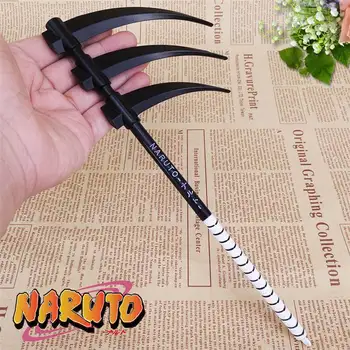 

22cm large anime figurine Naruto Akatsuki Yugakure Hidan Kunai sickle reaping hook model 18CM Action Figure itachi weapon Toy