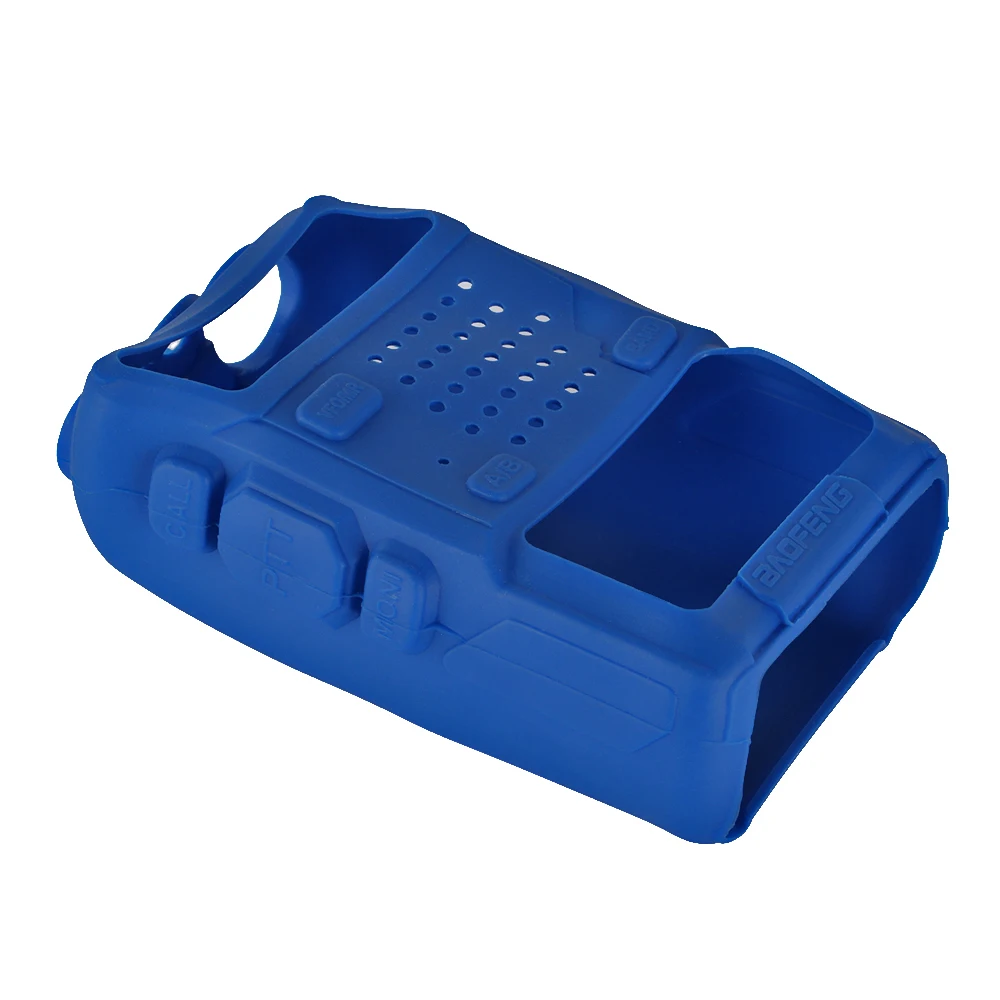 2PC Silicone Rubber Cover bumper BAOFENG UV-5R Case For Two Way Radio Baofeng UV 5R UV-5RE DM-5R Walkie Talkie uv5r Accessories