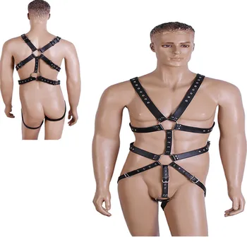 

Leather Harness Belt Man Bdsm Bondage Pastel Goth Fantazi Seks gg Belt Gothic Punk Rave Cinturon Mujer Wedding Garter Suspenders