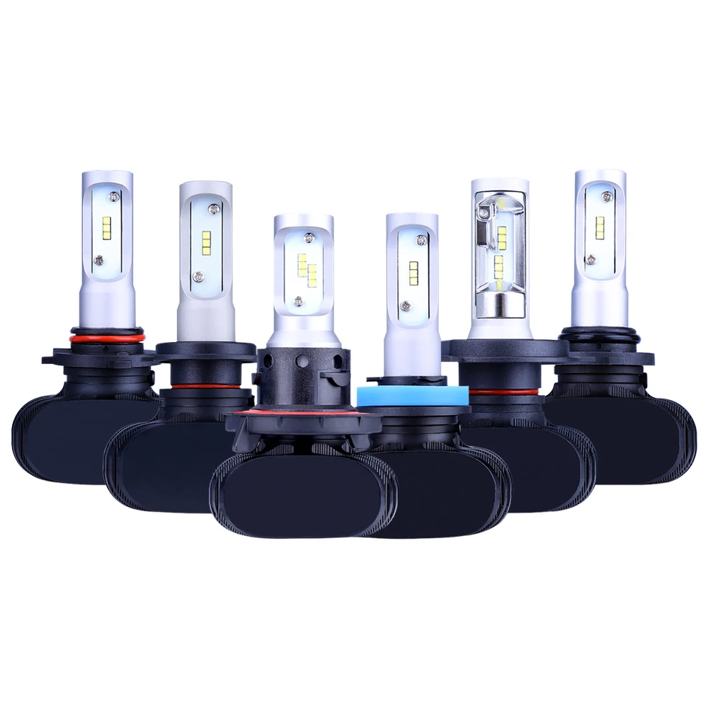 iSincer Car Headlight 80W Led Light Bulbs H1 H7 H11 9005 9006 H11 H4