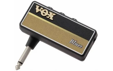 Усилитель для наушников Vox Amplug 2 Guitar/Bass, все модели-AC30, Classic Rock, Metal, Bass, Clean, Blues, Lead - Цвет: Blues