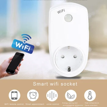 

Smart Socket WIFI Control Timer Switch Socket for Home Wall EM88