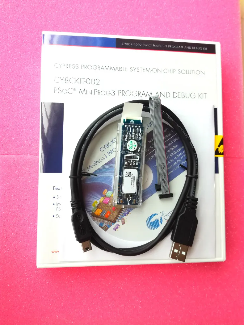 CY8CKIT 002 Cypress Programmers Processor Based PSoC Miniprog3 Kit for