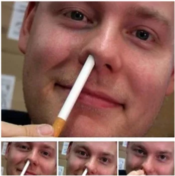 

DHL 1000pcs Stage Close Up Magic Trick Disappear Cigarette Breathe Into Nose Stage TV Show Neck Ties