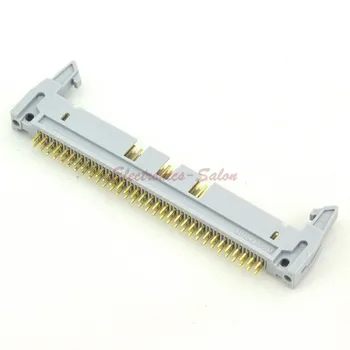 

( 5 pcs/lot ) Flat Cable IDC64 Pin Header Connector, Vertical, with Ejection Latch.