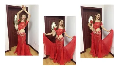 Костюм для танца живота Bellydance костюм с поясом и юбкой 3301|Танец живота| |