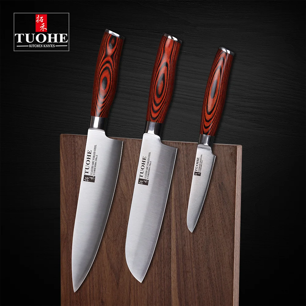 Aliexpress.com : Buy TUOHE 3Pcs Kitchen Knives Set 3 ...
