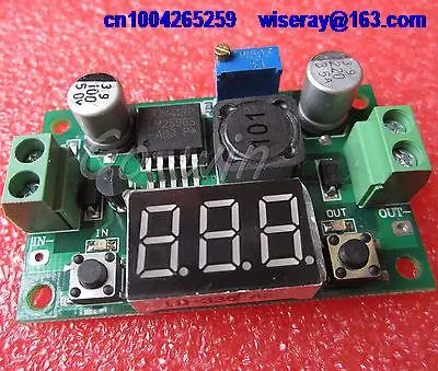 

DHL/EMS 100 PCS DC Buck Step Down Converter Moudle LM2596 Voltage Regulator + Led Voltmeter 3o