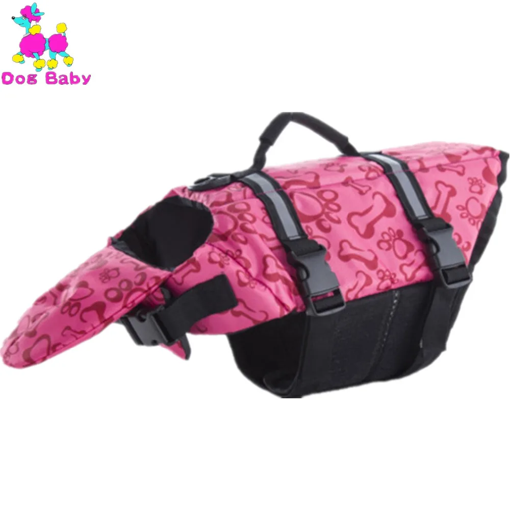 

DOGBABY Dog Save Life Vest Summer Swimming Pet Life Jacket Polyester Safety Puppy Dogs Cats Clothes Preserver Swimwear Pet Vest