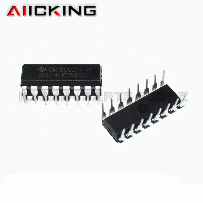 

10/pcs SN74HC595N SN74HC595 74HC595N 74HC595 DIP-16 Counter Shift Registers Tri-State 8-Bit new original