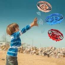 Anti-collision Flying UFO Helicopter Magic Hand Induction UFO Flying Ball Aircraft Sensing Mini RC Drone Xmas Gifts for Children