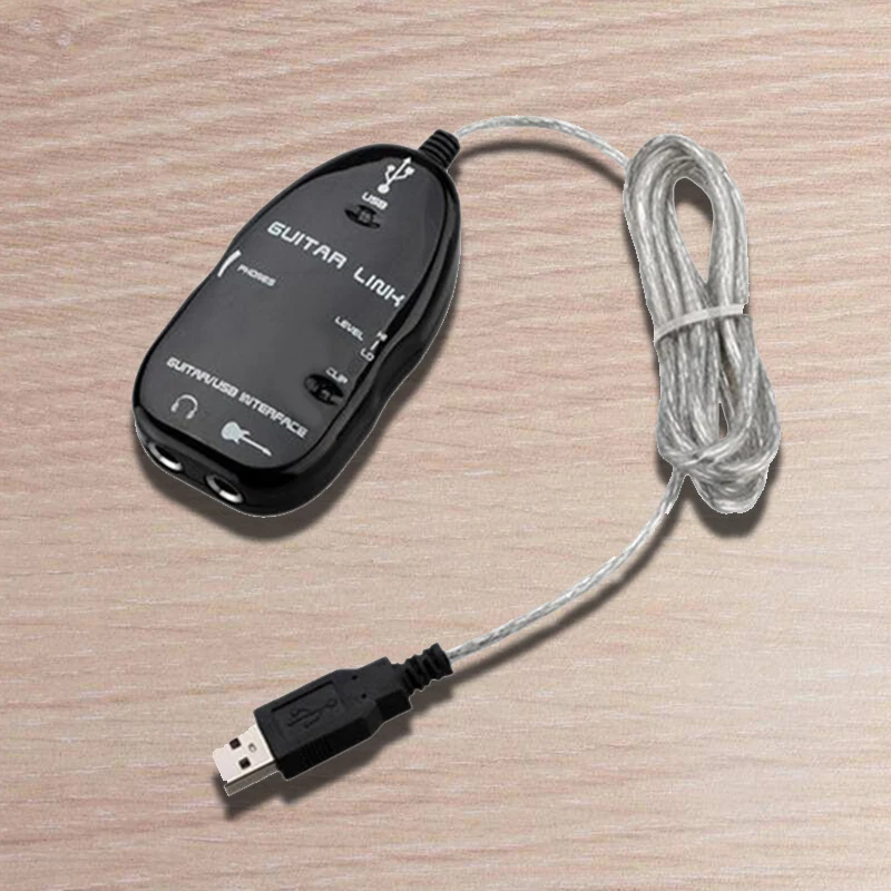 Переходник с гитары на USB интерфейса для MAC/PC записи CD Studio Laptop|Детали и аксессуары