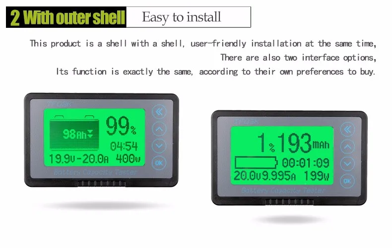 TF03K счетчик кулонов индикатор емкости батареи дисплей напряжения тока TTL232 литий-ионный lifepo свинцово-кислотный eBike RV