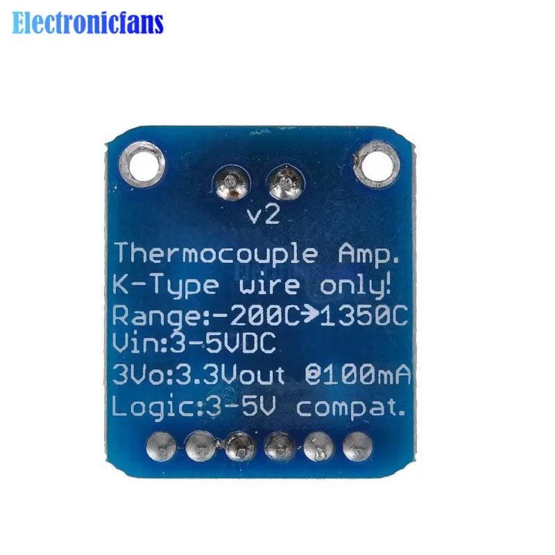 MAX31855 DC 3-5V SPI интерфейс K Тип термопары Breakout плата модуль измерения температуры для Arduino электронный diy комплект