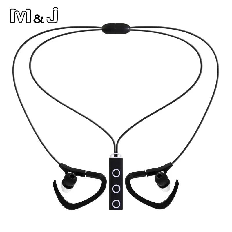 Беспроводные наушники M & J с крючком Bluetooth CSR V4.1 студийные музыкальные