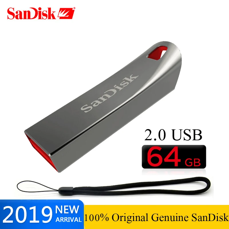 

SanDisk USB Flash Drive Cruzer Force U Disk 8GB 16GB 32GB 64GB pendrives Mini Pen Drives USB 2.0 Flash Memory Stick SDCZ71