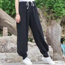 9 цветов, унисекс, черный/синий/серый/хаки, хлопок и лен, единоборства, тренировочные шаровары, медитация, Тай Чи, брюки, кунг-фу