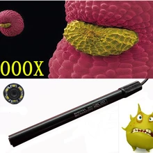 2MP цифровой микроскоп 1000X 6LED usb микроскоп otoscope PCB камера для обследования эндоскоп Лупа Веб-камера