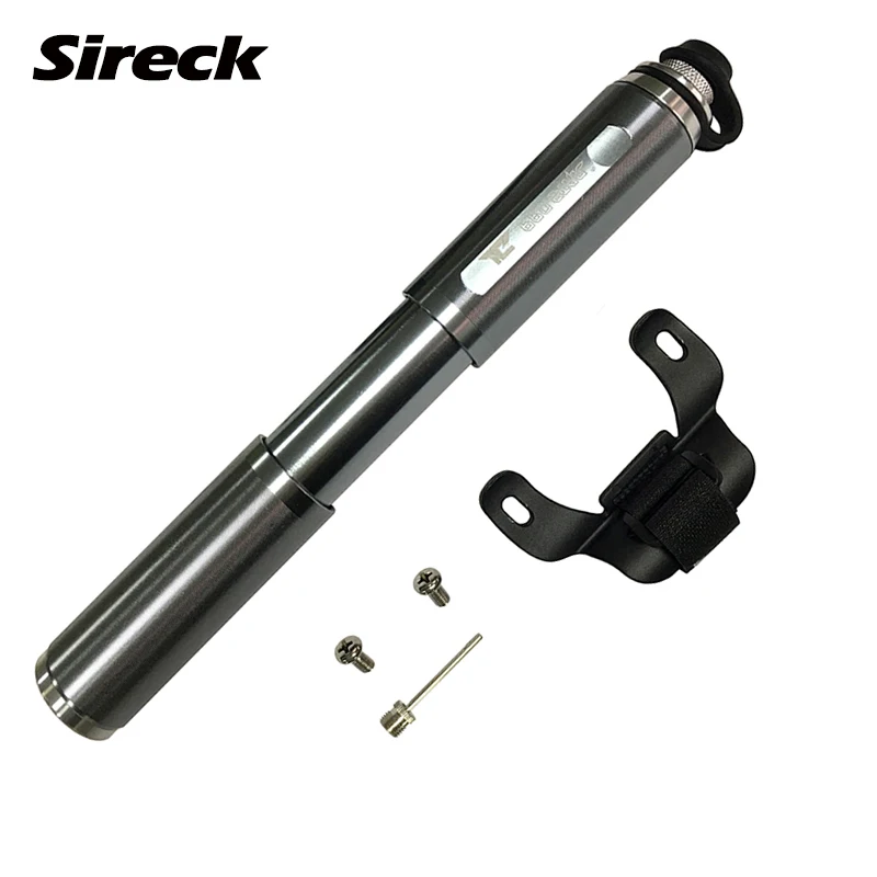 

Sireck Bicycle Pump Portable Bike Pump Aluminum Alloy Cycling Air Pump Mini Fietspomp Bike Accessories Bomba de ar Bicicleta