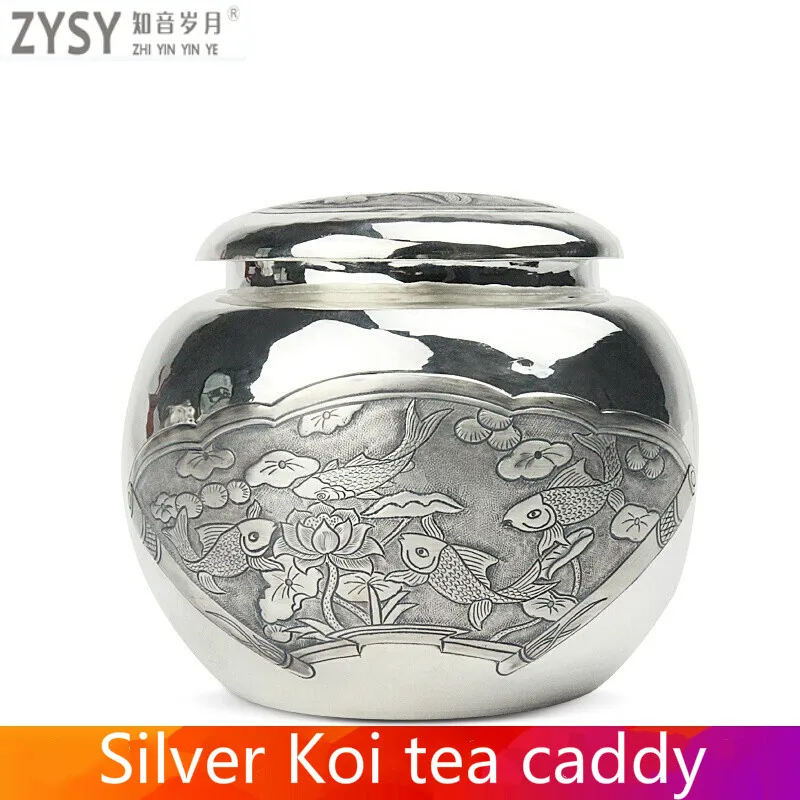 Чистое серебро изысканны teteapot чайники чайная чашка китайский чайный набор кунг