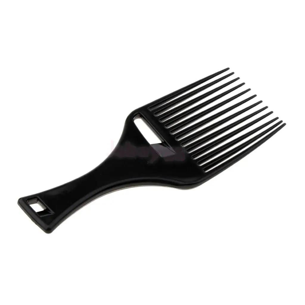 Handheld Afro Hair Pick Lift Comb Wide Long Tooth Curly Hair Comb Mens Oily Hair