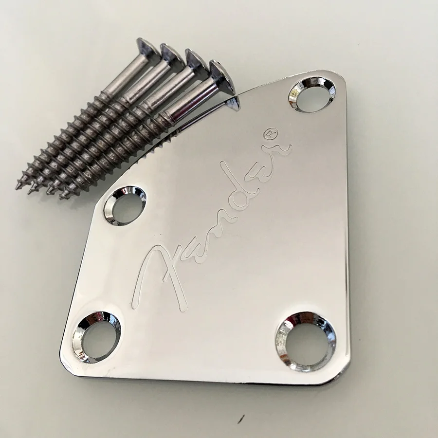 

Chrome Electric Guitar Neck Plate for ST TELE Guitar parts