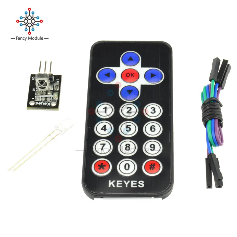 

Infrared Remote Control Module Wireless IR Receiver Module DIY Kit HX1838 For Arduino Raspberry Pi