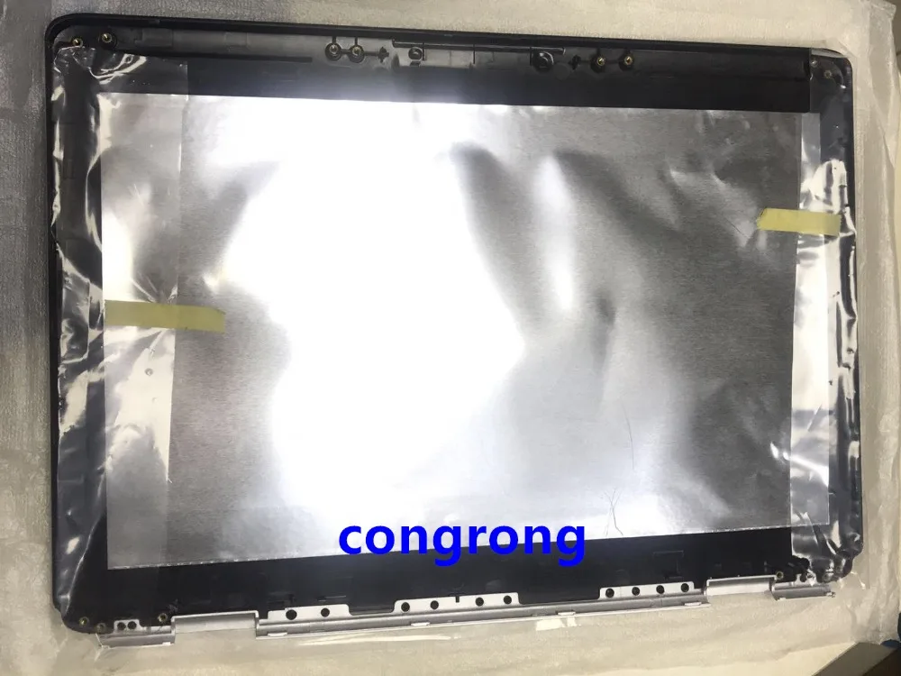 Ноутбук черный 15," lcd задняя крышка RU676 0RU676 для Dell Inspiron 1525 1526 корпус без петель