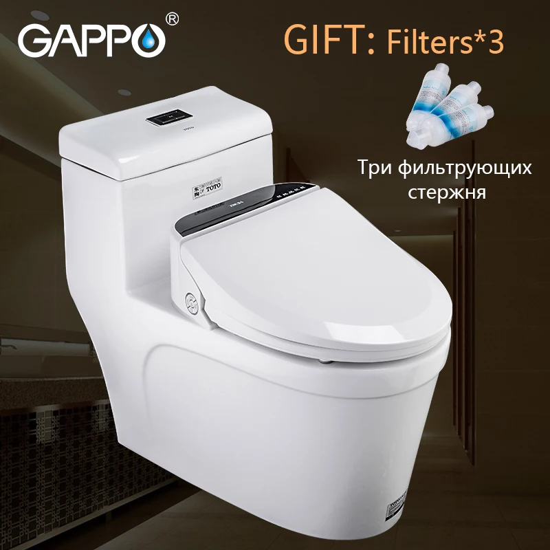 GAPPO Smart toilet bidet Washlet Electric Bidet cover seat toilet seat heat sit led light integrated children chair intelligent 