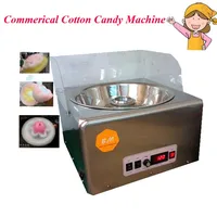 110V/220V Adjustable Speed Fancy Cotton Candy Machine New Full Electric Commercial Candy Floss Machine 1