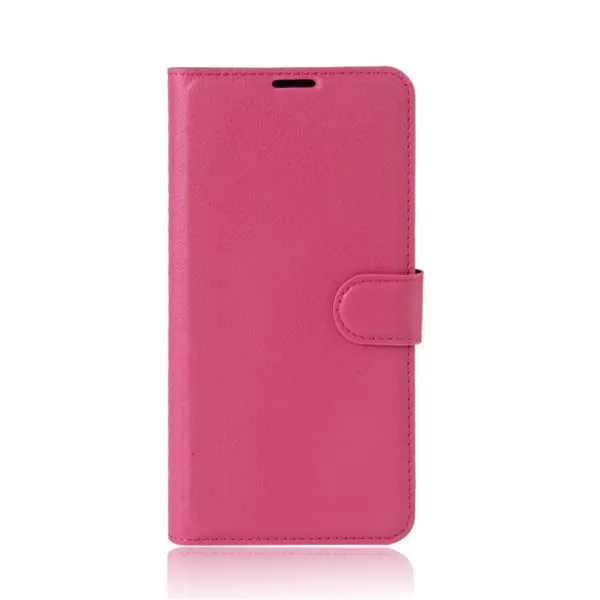 YINGHUI личи кожи чехол для телефона из искусственной кожи для Wiko Wim Lite - Цвет: Rose Red