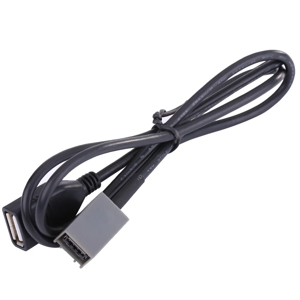Кабель переходник для аудио в автомобиль 60 см USB 2 0 Honda Mitsubishi 2009|Кабели адаптеры и