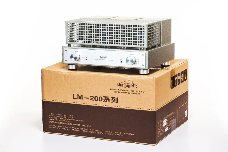 Линия набор магнитных ламповый усилитель LM-216IA интегрированный KT88* 4/EL34*4 12AX7 пуш-ап-вытяжная трубка усилитель 38 Вт+ 38 Вт лихорадка качество