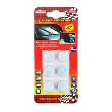 Не восковая губка, 6 шт./лот, автомобильный Одноцветный стеклоочиститель, изящный стеклоочиститель, автомойка, очиститель стекла