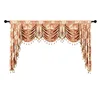 European valance Royal pelmet Luxury Jacquard window blackout canopy curtains for Living room bedroom ► Photo 3/6
