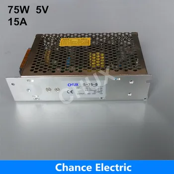 

Factory Provide CE Certificate SMPS 5V DC 15A used for LED Industry Ssingle Output Switching Power Supply S- 75W 5V