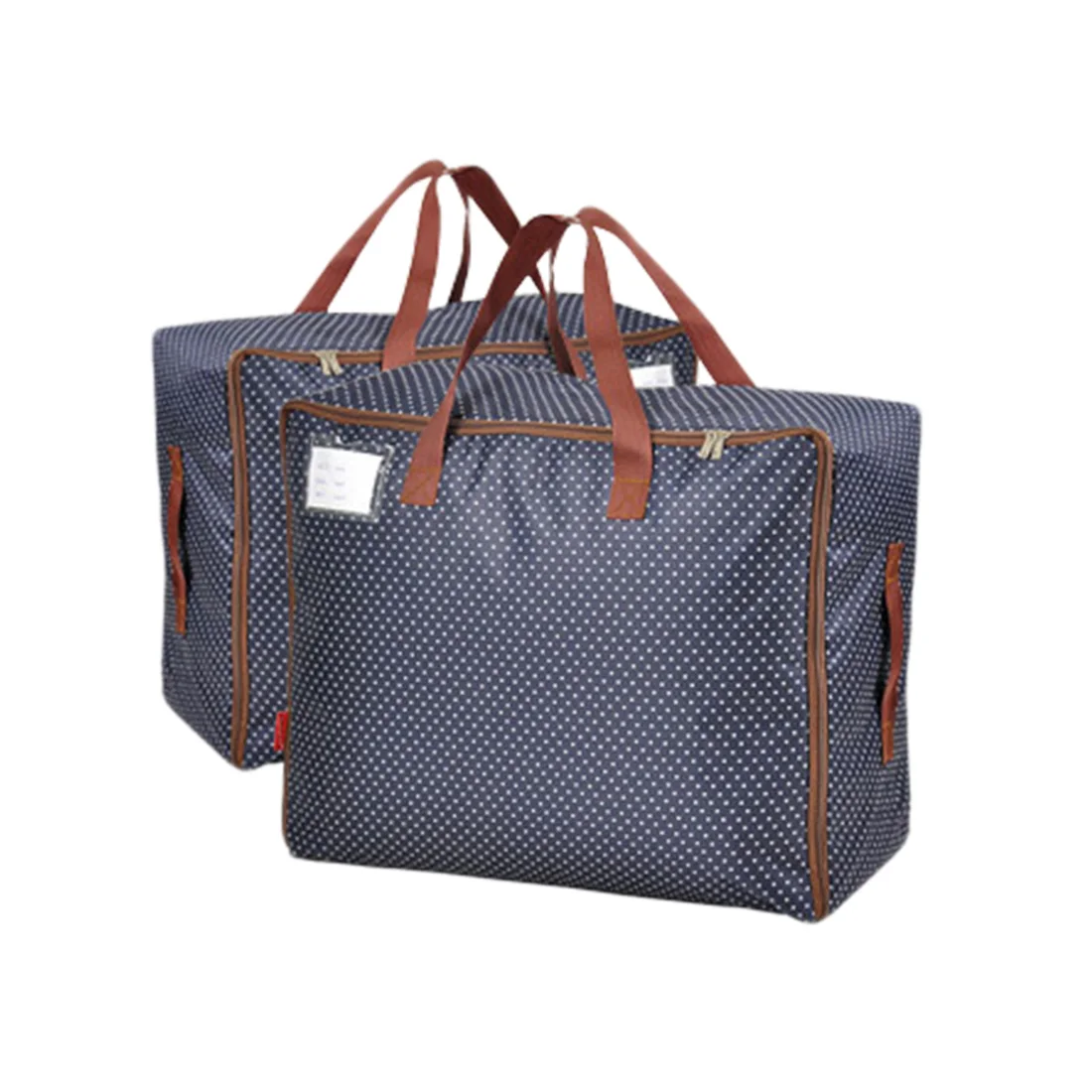 100L Storage Bags Folding Oxford Organizer Bag for Clothes Quilt