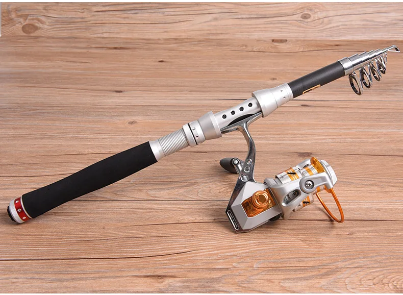 Vara de Mar Curto de Metal Anel de Guia Equipamento de Pesca Vara de Pesca Mini Carbono Ultra Anti-colisão Almofada Telescópica Livre Grátis Leo 22 Varas de pescar