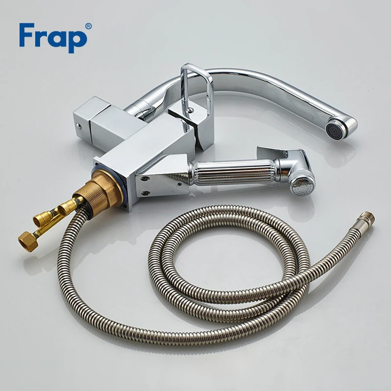 Кухонный носик Frap Y40057 смеситель для кухни с одной ручкой двойной кухонный одно
