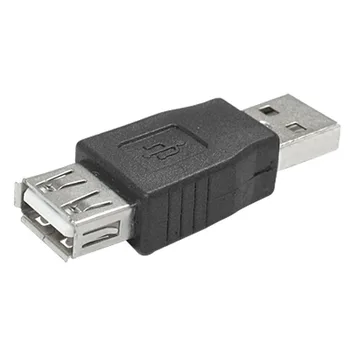 

2015 New Arrival Male to Female Type A USB 2.0 Adapter Converter Changer Black 100pcs/lot
