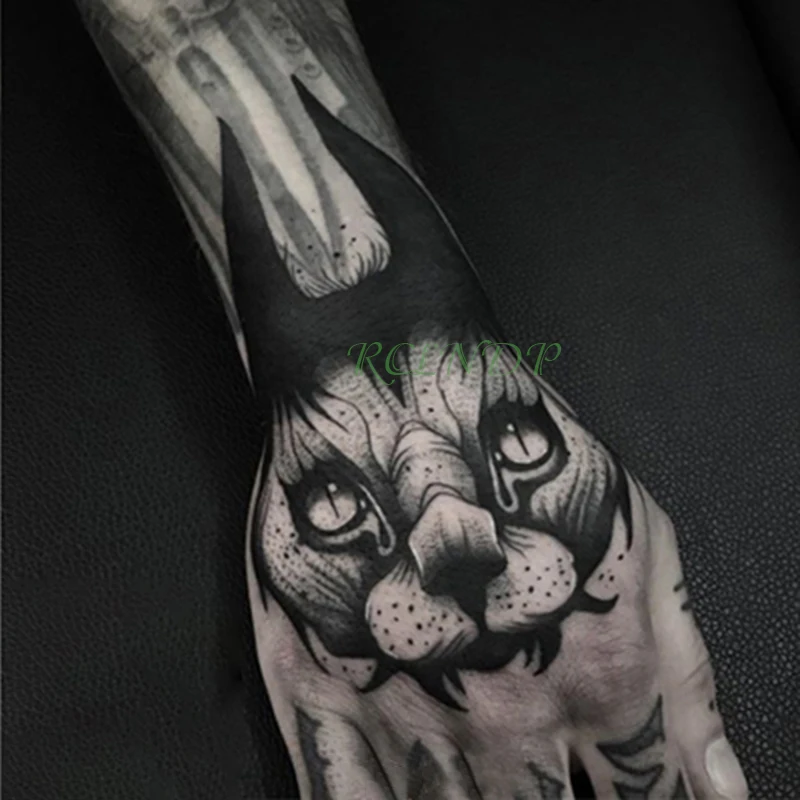 Водонепроницаемая временная татуировка наклейка Сова Птица Животное временная татуировка флэш-тату рука Средний размер художественные