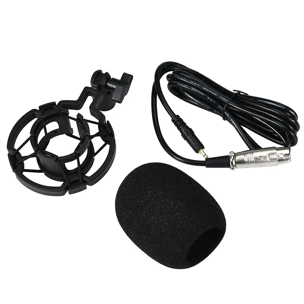 EPULA Mikrofon наборы профессиональный караоке студийный USB конденсаторный микрофон для компьютера/ноутбука/ПК запись Mikrofon Bezprzewodowy