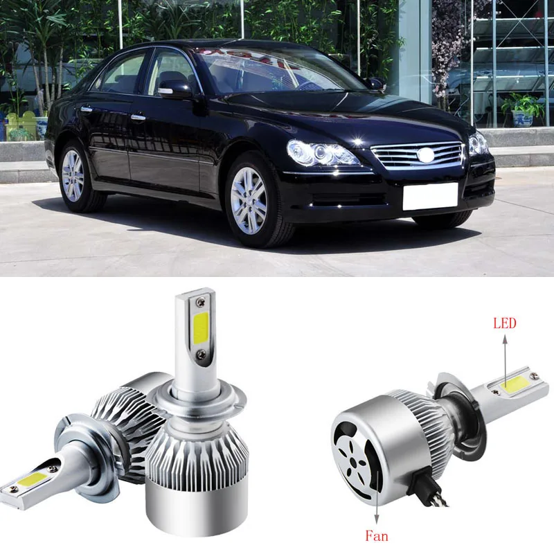 2 шт. 9005/HB3 6500K Однолучевые светодиодный фары противотуманные лампы для Toyota Reiz 2005