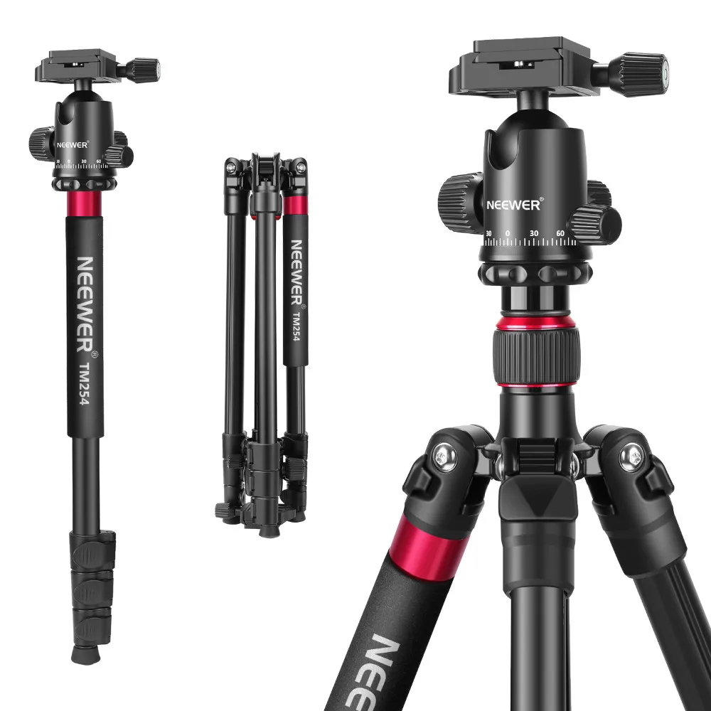 Neewer2in1AluminumAlloyCameraTripodMonopod66inches168