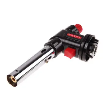 

Hot Outdoor BBQ Butane Gas Torch Flamethrower Burn Combustor Auto Ignition Welding