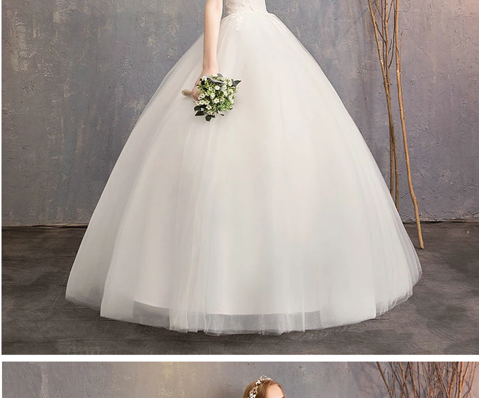 LAMYA, недорогое платье принцессы с кружевными рукавами, простое свадебное платье, бальное платье, элегантные свадебные платья, Vestidos De Noiva